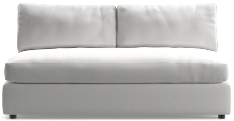 Aris Deep Armless Loveseat - image 0 of 3