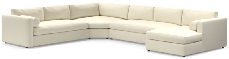 Aris Deep 4-Piece Right-Arm Chaise Sectional Sofa - image 0 of 5