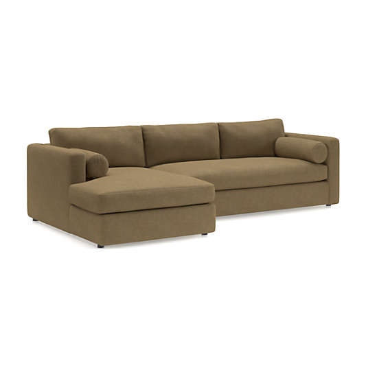 Aris 2-Piece Left-Arm Chaise Sectional Bench Sofa