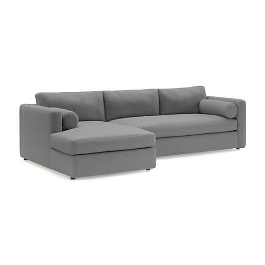 Aris 2-Piece Left-Arm Chaise Sectional Bench Sofa