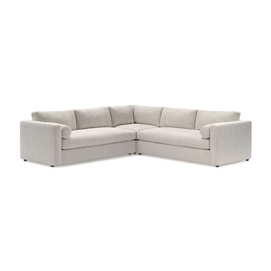 Aris 3-Piece L-Shaped Sectional Bench Sofa