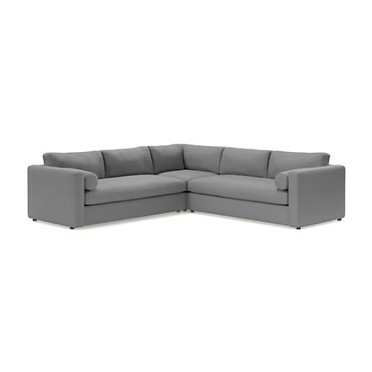 Aris 3-Piece L-Shaped Sectional Bench Sofa