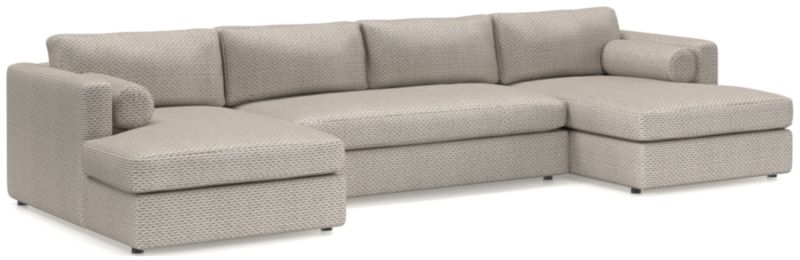 Aris 3-Piece Double Chaise Sectional Sofa - image 0 of 4