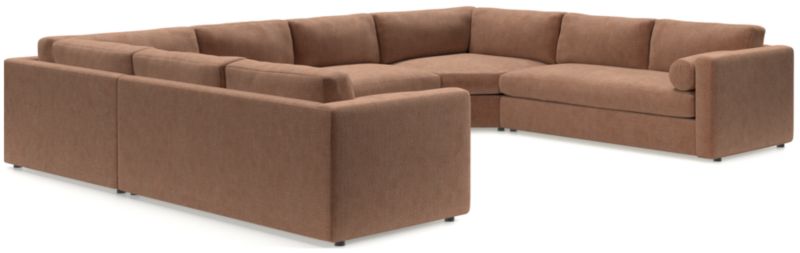 Aris 5-Piece U-Shaped Sectional with Wedges - image 0 of 6