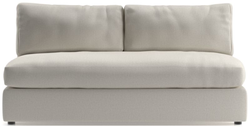 Aris Armless Loveseat Reviews Crate Barrel