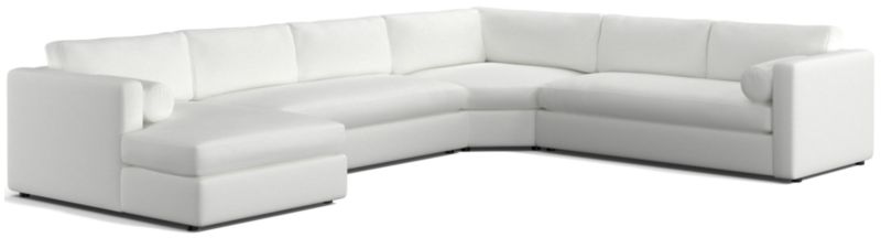 Aris 4-Piece Left-Arm Chaise Sectional Sofa with Wedge - image 0 of 6