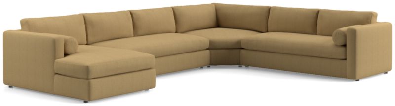 Aris 4-Piece Left-Arm Chaise Sectional Sofa with Wedge - image 0 of 6