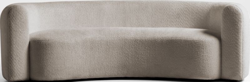 Hugger Curved Boucle Sofa by Leanne Ford - image 0 of 12