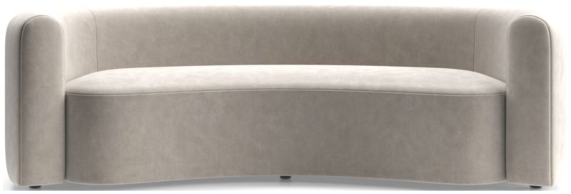 Hugger Curved Boucle Sofa by Leanne Ford - image 0 of 16