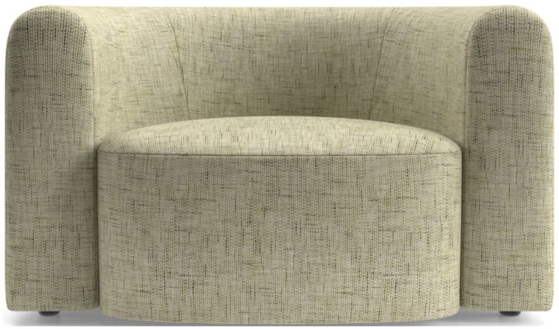 Hugger Curved Boucle Chair and a Half by Leanne Ford - image 0 of 8