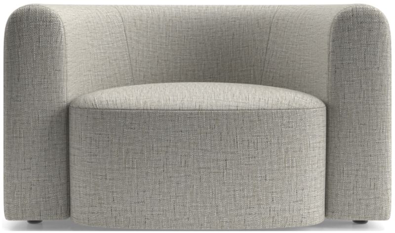 Hugger Curved Boucle Chair and a Half by Leanne Ford - image 0 of 8