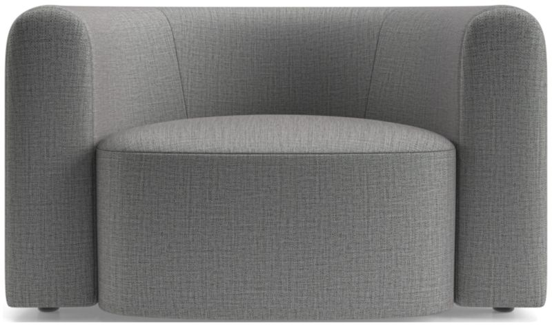 Hugger Curved Boucle Chair and a Half by Leanne Ford - image 0 of 8