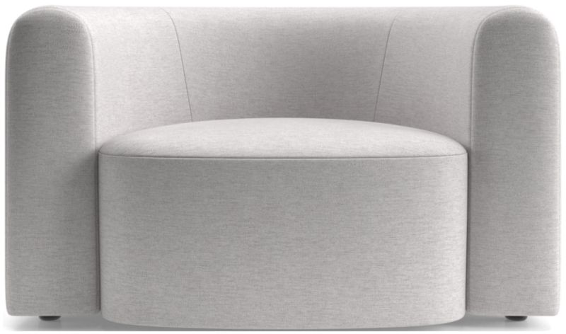 Hugger Curved Boucle Chair and a Half by Leanne Ford - image 0 of 8