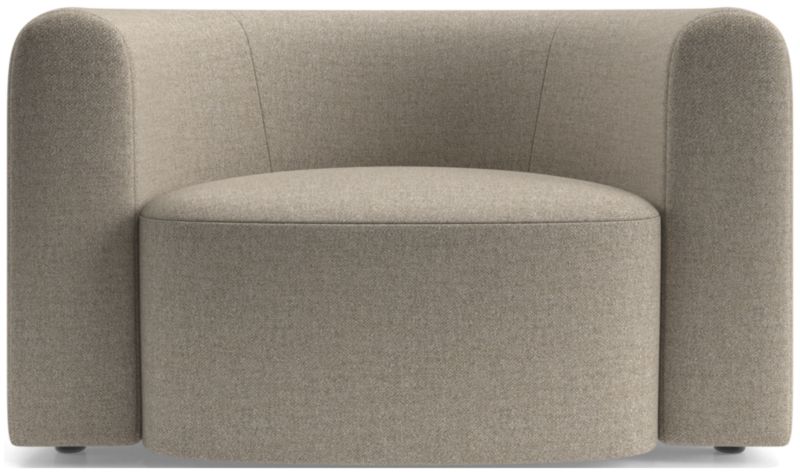 Hugger Curved Boucle Chair and a Half by Leanne Ford - image 0 of 8