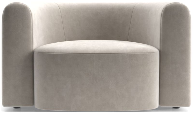 Hugger Curved Boucle Chair and a Half by Leanne Ford - image 0 of 8