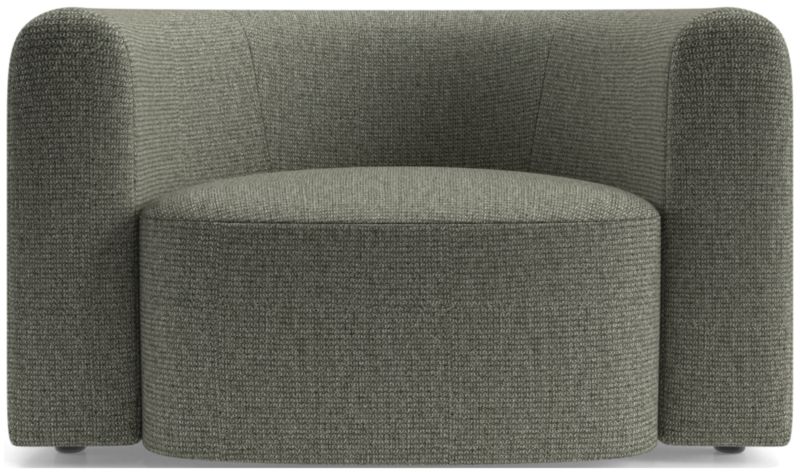 Hugger Curved Boucle Chair and a Half by Leanne Ford - image 0 of 8