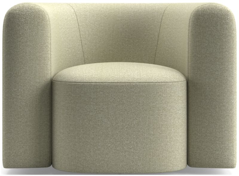 Hugger Curved Swivel Accent Chair by Leanne Ford - image 0 of 12