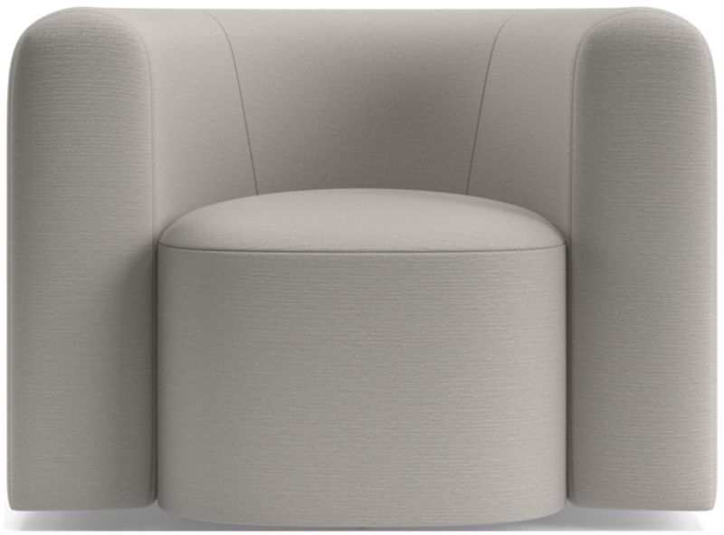 Hugger Curved Swivel Accent Chair by Leanne Ford - image 0 of 12