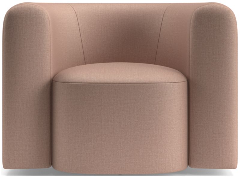 Hugger Curved Swivel Accent Chair by Leanne Ford - image 0 of 12