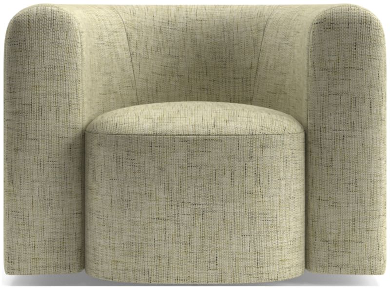 Hugger Curved Swivel Accent Chair by Leanne Ford - image 0 of 12