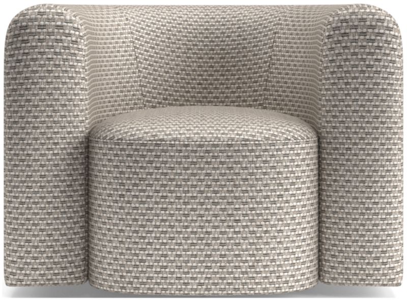 Hugger Curved Swivel Accent Chair by Leanne Ford - image 0 of 12