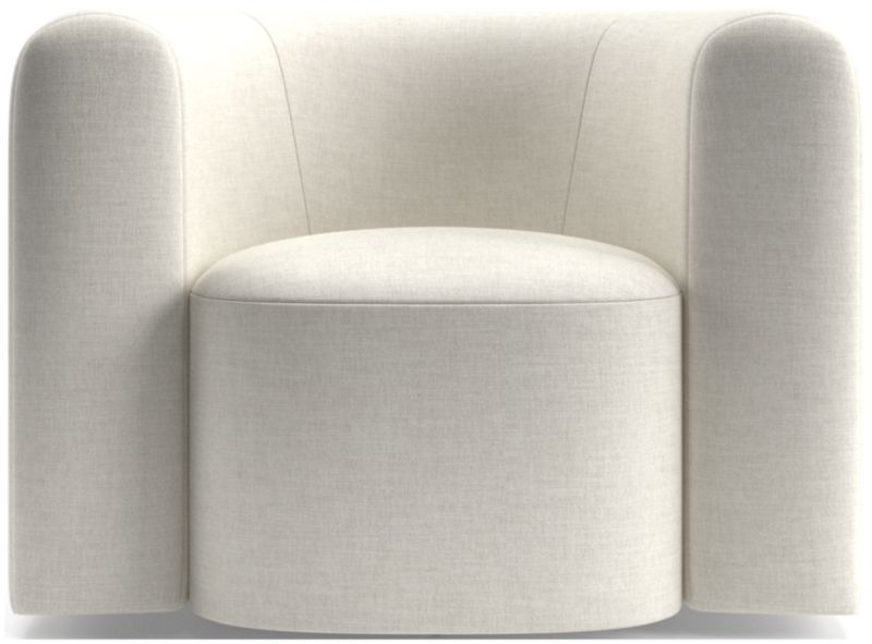 Hugger Curved Swivel Accent Chair by Leanne Ford - image 0 of 12