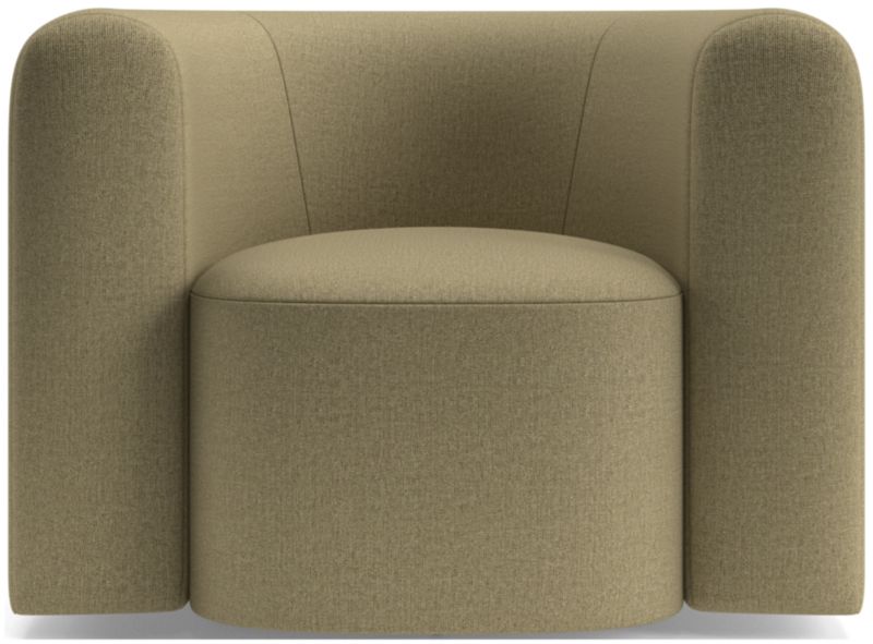 Hugger Curved Swivel Accent Chair by Leanne Ford - image 0 of 12