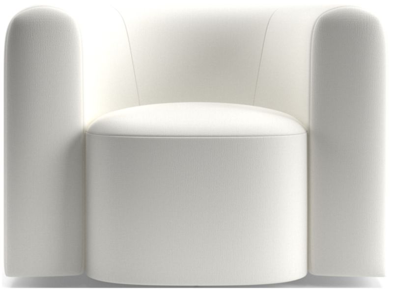 Hugger Curved Swivel Accent Chair by Leanne Ford - image 0 of 12