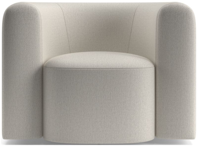 Hugger Curved Swivel Accent Chair by Leanne Ford - image 0 of 12