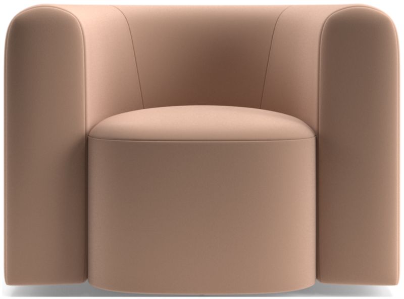 Hugger Curved Swivel Accent Chair by Leanne Ford - image 0 of 12