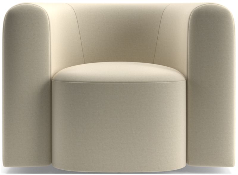 Hugger Curved Swivel Accent Chair by Leanne Ford - image 0 of 12