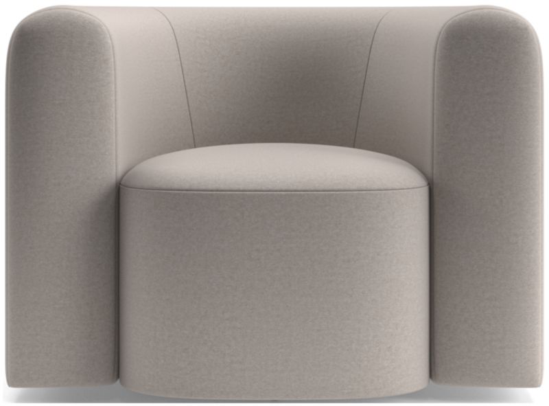 Hugger Curved Swivel Accent Chair by Leanne Ford - image 0 of 12