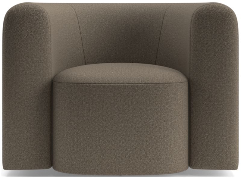 Hugger Curved Swivel Accent Chair by Leanne Ford - image 0 of 12