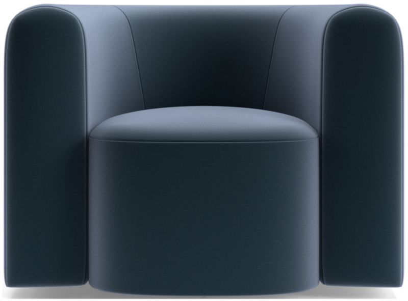 Hugger Curved Swivel Accent Chair by Leanne Ford - image 0 of 12