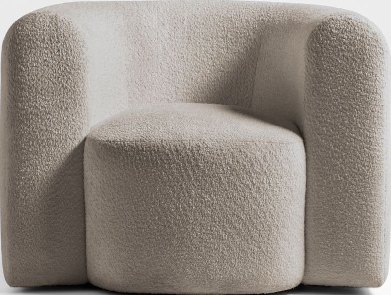 Hugger Curved Swivel Accent Chair by Leanne Ford - image 0 of 12