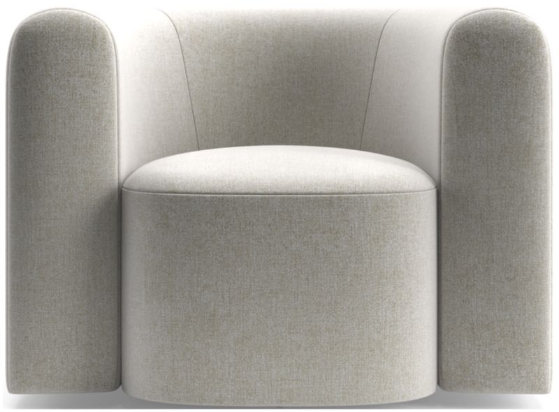 Hugger Curved Swivel Accent Chair by Leanne Ford - image 0 of 12