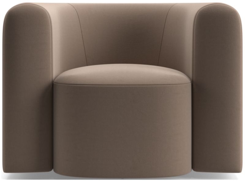 Hugger Curved Swivel Accent Chair by Leanne Ford - image 0 of 12