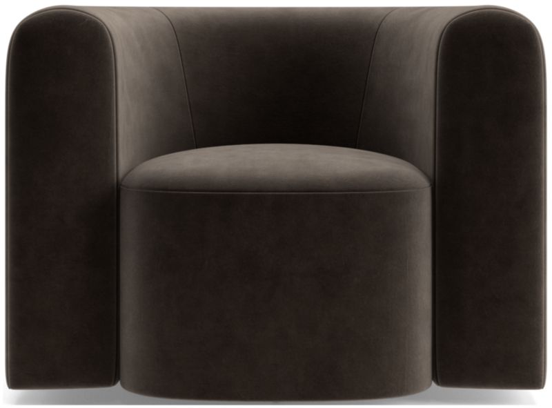 Hugger Curved Swivel Accent Chair by Leanne Ford - image 0 of 12