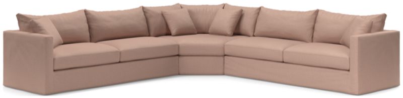 Willow II Slipcovered 3-Piece Wedge Sectional Sofa - image 0 of 7