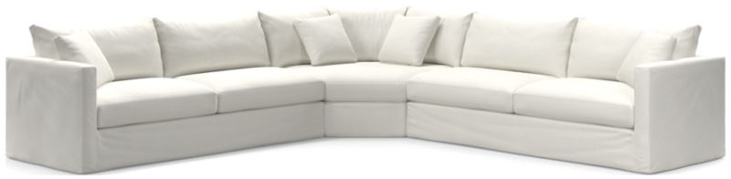 Willow II Slipcovered 3-Piece Wedge Sectional Sofa - image 0 of 7