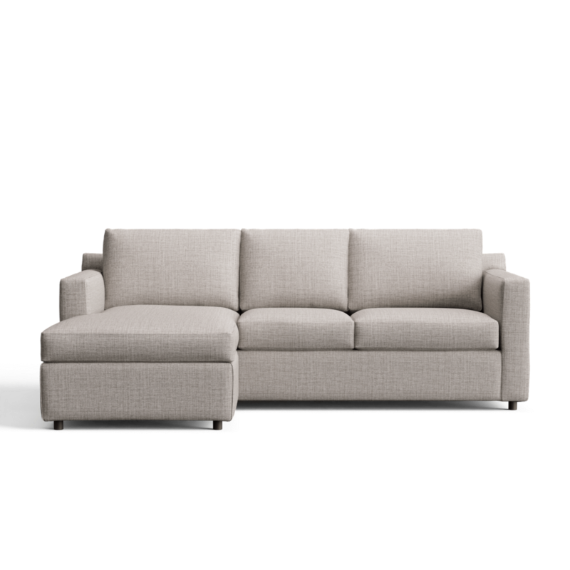 Barrett II 91" Reversible Storage Chaise Lounge Queen Sleeper Sectional Sofa - image 0 of 5