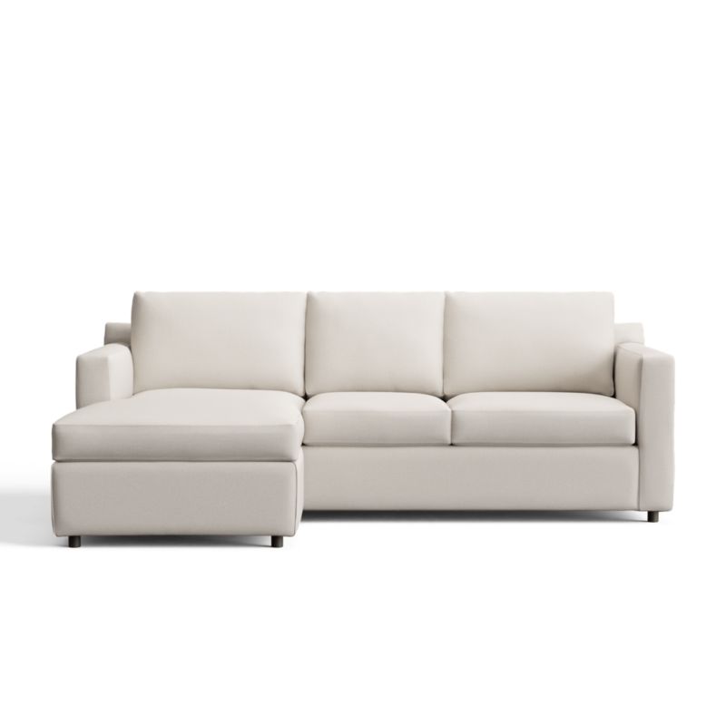 Barrett II 3-Seat Queen Reversible Sleeper Sectional Sofa + Reviews