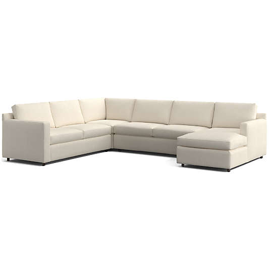 Barrett II 4-Piece L-Shaped Sectional Sofa with Chaise Lounge