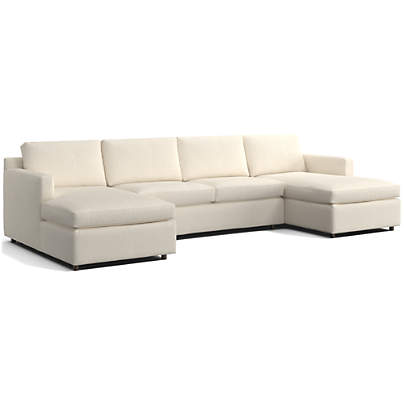 Barrett II 3-Piece U-Shaped Sectional Sofa with Double Chaise Lounge