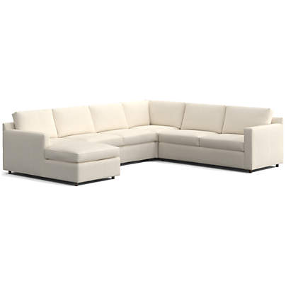 Barrett II 4-Piece L-Shaped Sectional Sofa with Chaise Lounge