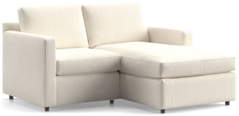 Crate and barrel small sectional sale