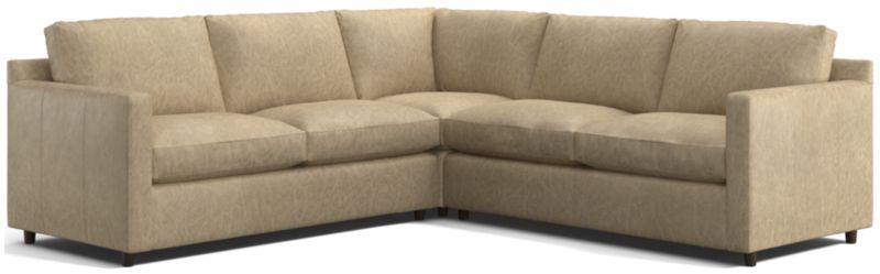 Barrett II Leather 3-Piece Leather L-Shaped Sectional Sofa - image 0 of 8