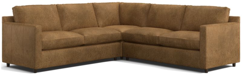 Barrett II Leather 3-Piece Leather L-Shaped Sectional Sofa - image 0 of 8