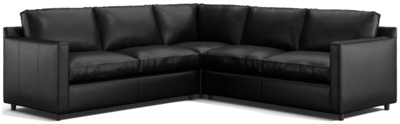 Barrett II Leather 3-Piece Leather L-Shaped Sectional Sofa - image 0 of 8