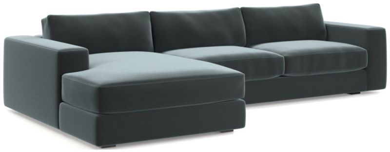 Oceanside Low 2-Piece Left-Arm Chaise Sectional Sofa - image 0 of 13